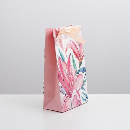 Gift package with a ribbon, packaging, “for you”, 13 x 23 x 7 cm-1
