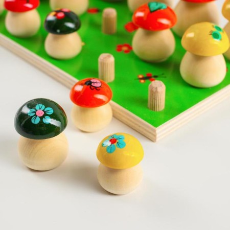 Account material "Mushrooms in the meadow" 15 pcs.-1