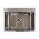 Kitchen sink Gerda GS 6045 S, 600x450 h = 200 mm, color satin