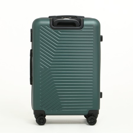 Suitcase 24 ", 42*28*66, lightning department, Code code, 4 wheels removable, green wheels-2
