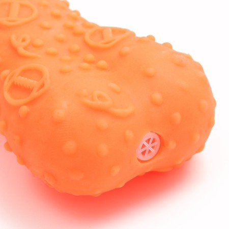 Pepperity squeal toy for dogs, 22.5 cm, orange-2
