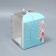 Box for small cake, confectionery packaging, “peonies”, 15 x 15 x 18 cm