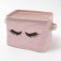 Textile basket "Eyes", 20.5x16 x14.5 cm