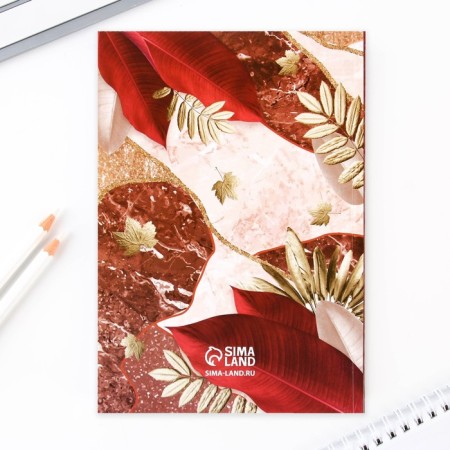Gift set in the portfolio "Golden Teacher": A5 diary A5 80 sheets, bookmarks, pen-5