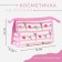 Lightning cosmetic bag, pink color