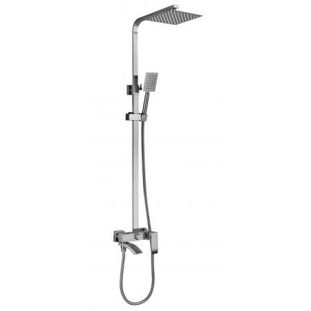 Shower system FMARK FS8645-1, tropical shower, shower set, mixer, satin