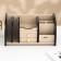 Organizer 7 sections, 2 ode to the box, wenge/oak milk, 30*16*15cm