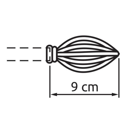 Top "Boss", d = 20 cm, color chromium-1