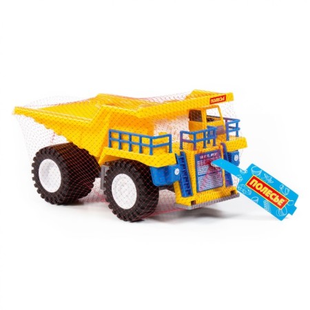 Career dump truck BelAZ, in a grid-4