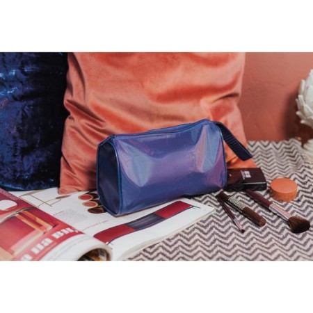 Cosmetic bag, lightning department, blue color-3