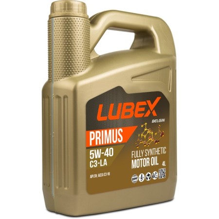 Motor oil Lubex Primus C3-LA 5W-40 SN C3, synthetic, 4 liters