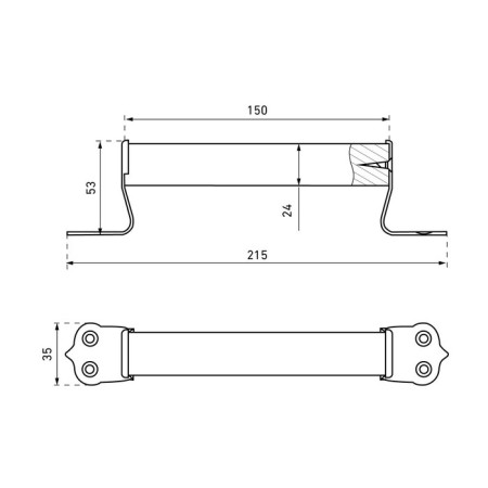 Kirov pen “Kirov” Secret RSD-150, round, color light wood-1