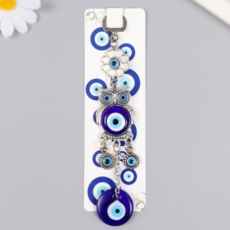 Suspension from the evil eye "Filin with flower" 16.5 cm-3