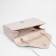 Back-clate on the valve, beige color