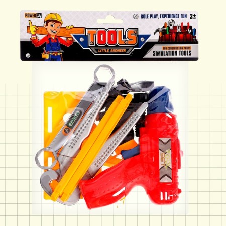 Set of tools "Collect the workbench", 16 elements, color mix-8