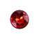 Anal traffic jam, metal, silver, with a crystal of ruby ​​color, 10 cm, D 2.8 cm, 75 g
