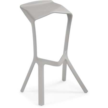 MAGA MEGA chair plastic, gray 50x43x80 cm