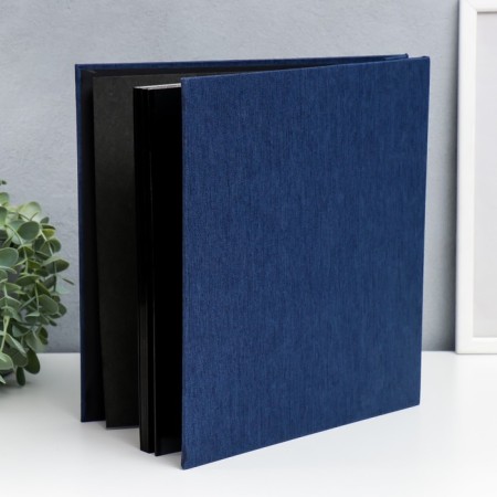 Photo album magnetic 20 sheets "Star night in a metropolis" Black sheets 3x27x28 cm-1
