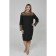 Female dress, size 62, black color