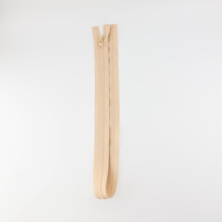 Lightning "Tractor", No. 8, connective, locking machine, 90 cm, ivory color-2