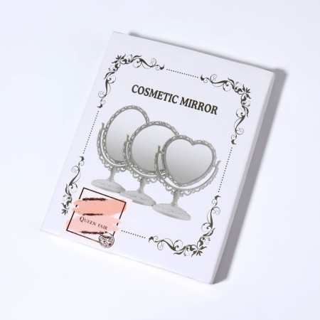 The mirror of the desktop "circle", bilateral, with an increase, D mirror surface 10 cm, color golden-5