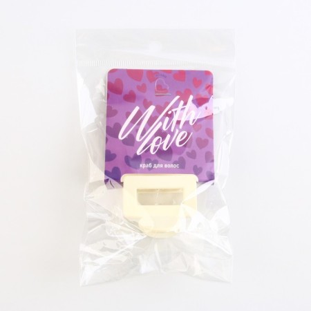 Hair Krebik "With Love", 2.5 x 4 cm-5