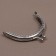 Farmoire sewing "semicircle", 8 cm, silver color