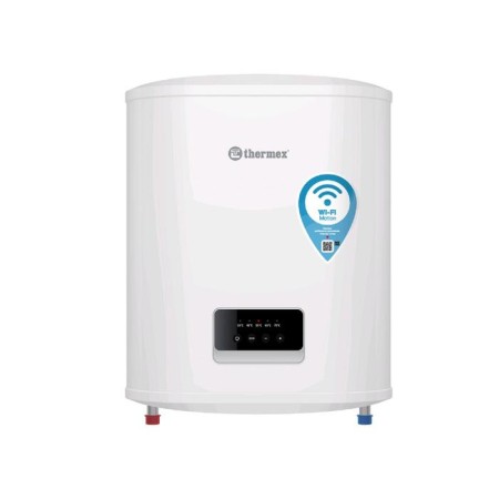 Thermex Bravo 30 Wi-Fi water heater, cumulative, 2 kW, 30 l, rebuke, white, white