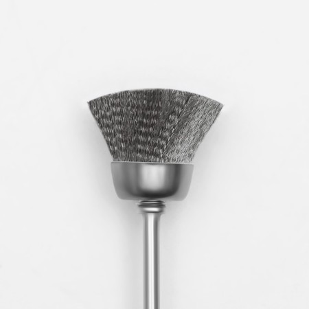 Brush - brush for cleaning mills, steel, silver color-2