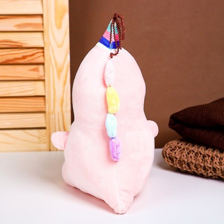 Soft toy "Unicorn", 25 cm, pink color-1