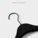 Shoulders - hanger for clothes, size 40-44, wide shoulders, black color
