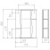 Bathroom Cabinet Mirror Iceberg Wave 2-50, Left