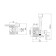 IDDIS 004SBS08 bideter, with hygienic shower, built -in, chrome