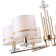 Suspended chandelier Chart 6x14 40w, size 73x73x40-81 cm, color gold