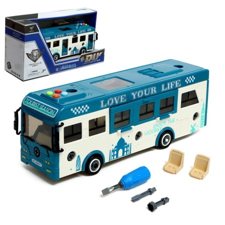 The designer of the screw "bus", light, sound, inertia, 42 details