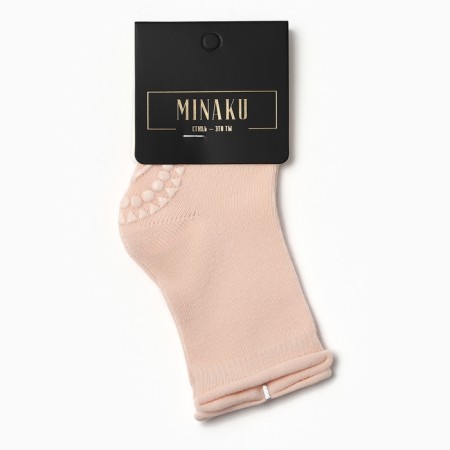 Nosk children's minku with stacks, peach color, 7-10 cm-2