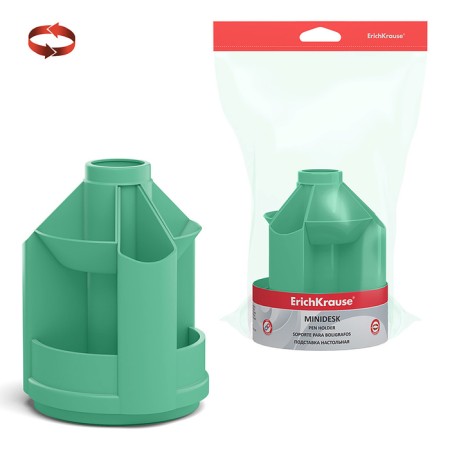 Organizer stand for the Erichkrause "Mini Desk Powder", rotating, without filling, olive