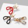 Brooch "Scissors" Workshops, Mini, Mix color in gold (indivisible packing 12 pcs., Price per pcs.)