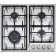 Hon surface MBS PG-605, gas, 4 burners, mechanical. Management, silver