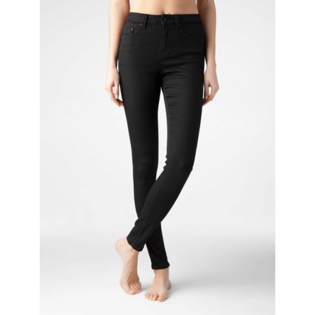 Women's jeans modeling Conte Elegant Skinny, size XS, Black color