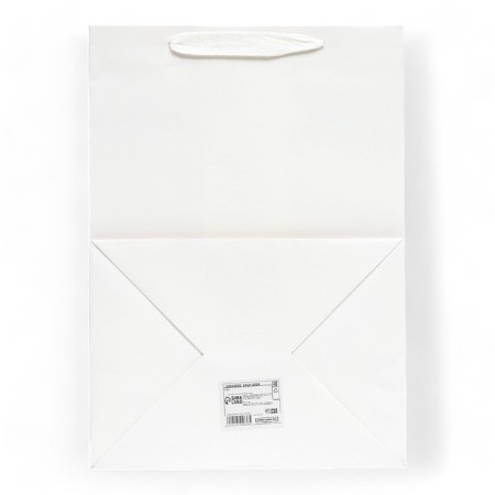 Gift package, with a window, 35 x 25 x 18 cm, white, 1pc.-1