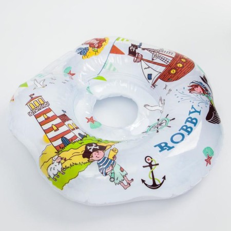Inflatable circle to the neck for swimming kids Robby, "pirates"-2