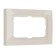 Frame for a double outlet WL03-FRAME-01-DBL, ivory color