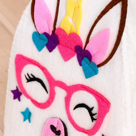 Bath cap with an applique "Lama"-2