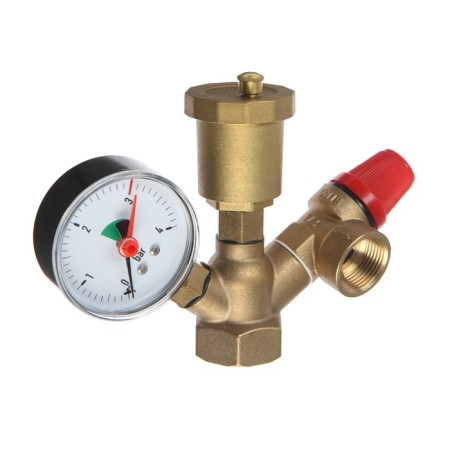 ZEIN security group, for heating boilers, 1 ", compact