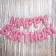 Foil ball 16 "Happy Birthday", capital letters, pink color