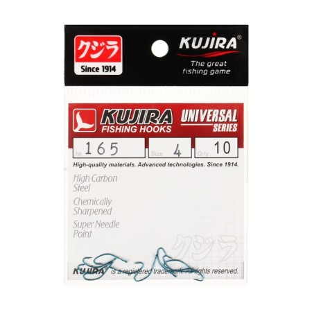 Hooks Kujira Universal 165, color BL, No. 4, 10 pcs.