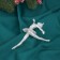 Christmas tree decoration "Ballerina in dance" 13x8, white
