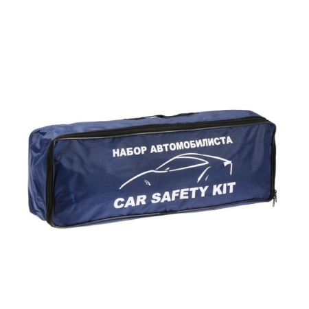 A bag for a motorist with a logo "Set of motorist", 47x11x20 cm, textiles