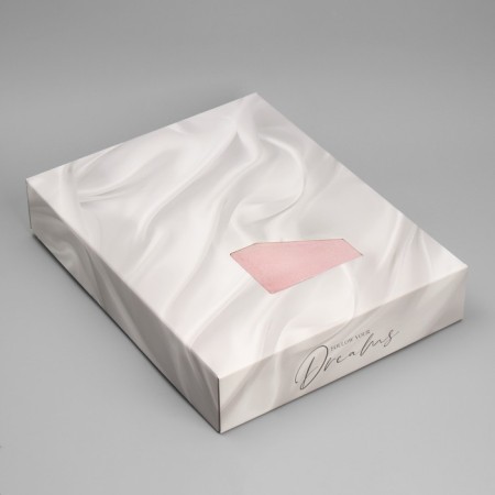 Gift box for bedding, packaging, "delicate silk", 47 x 37 x 8.8 cm-1